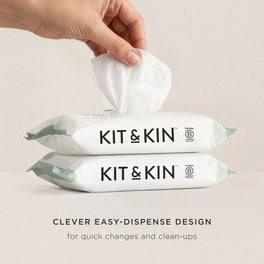 Clever easy-dispense baby wipes pack design for quick and convenient changes and clean-ups
