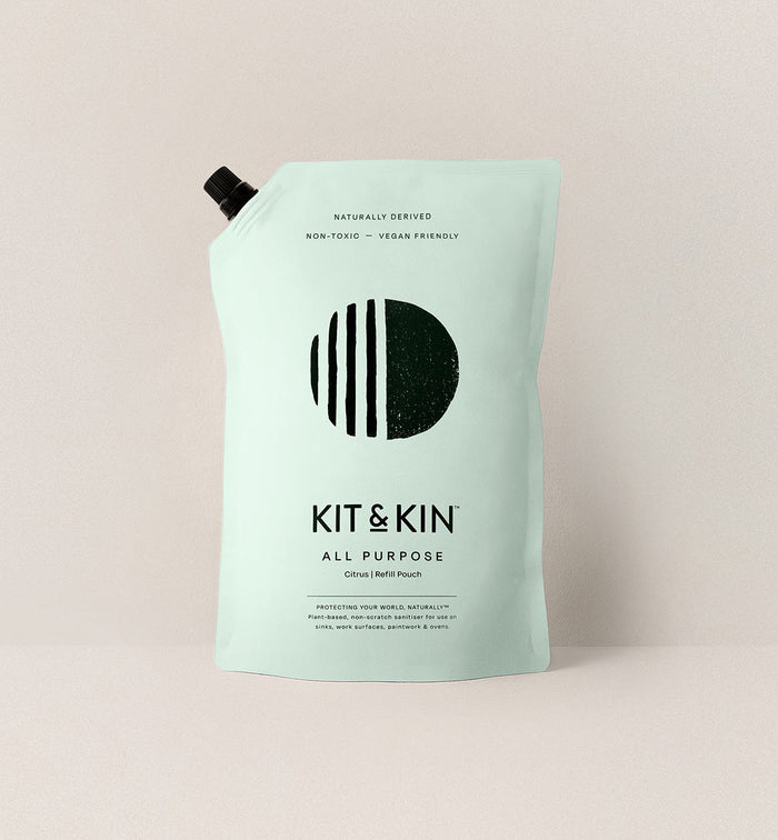 Kit & Kin non-toxic all-purpose cleaner cleaning refill bundle for safe, everyday use