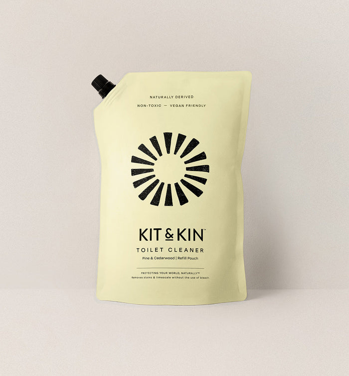 Kit & Kin non-toxic toilet cleaner refill bundle for safe and effective cleaning