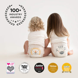 Award-winning Kit & Kin nappy pants, platinum Loved by Parents Award for nappies